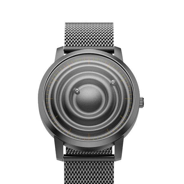Reloj magnético Orbitra - Reloj de cuarzo minimalista con rodamientos de bolas