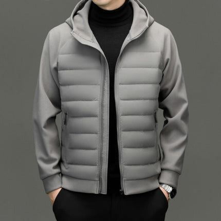 Chaqueta de plumas con monograma Oxford