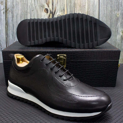 Zapatillas de piel Lucano